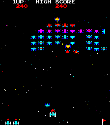 shot of galaxian
